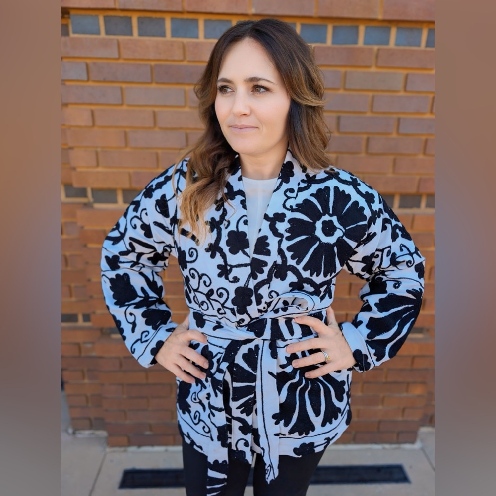 Embroidered Floral Jacket